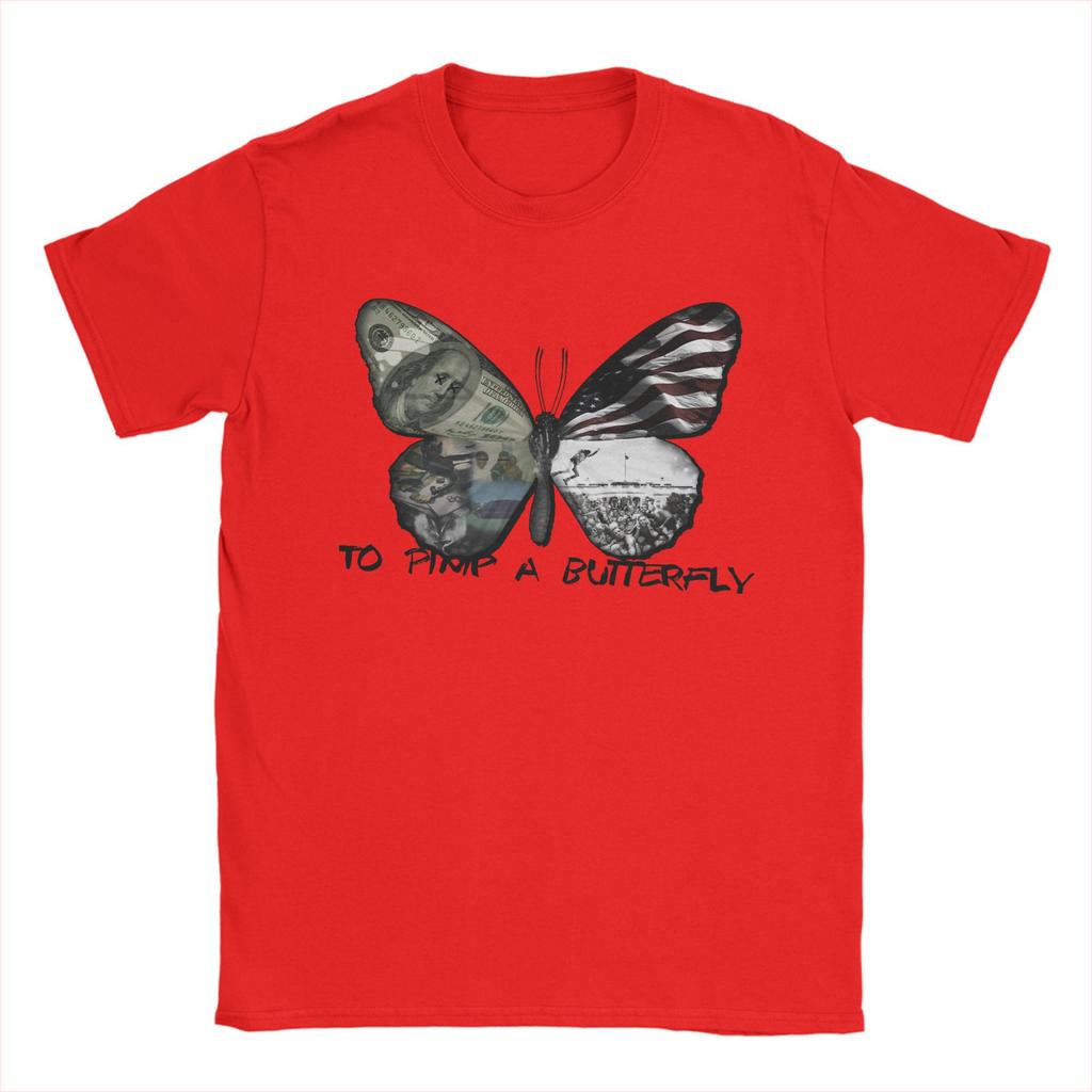 Men To Pimp A Butterfly Kendrick Lamar T Shirts Pure Cotton Tops Fashion Short Sleeve Crew Neck Tee Shirt Plus Size T-Shirt