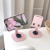 Adjustable Metal Phone & Tablet Holder - Foldable Stand for Desktop & Live Streaming