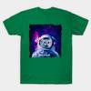 Unisex Fashion TShirt Astronaut Cat Print TShirt Plus Size S-5XL T-Shirt 100%Cotton Tops O Neck Short Sleeve Tees