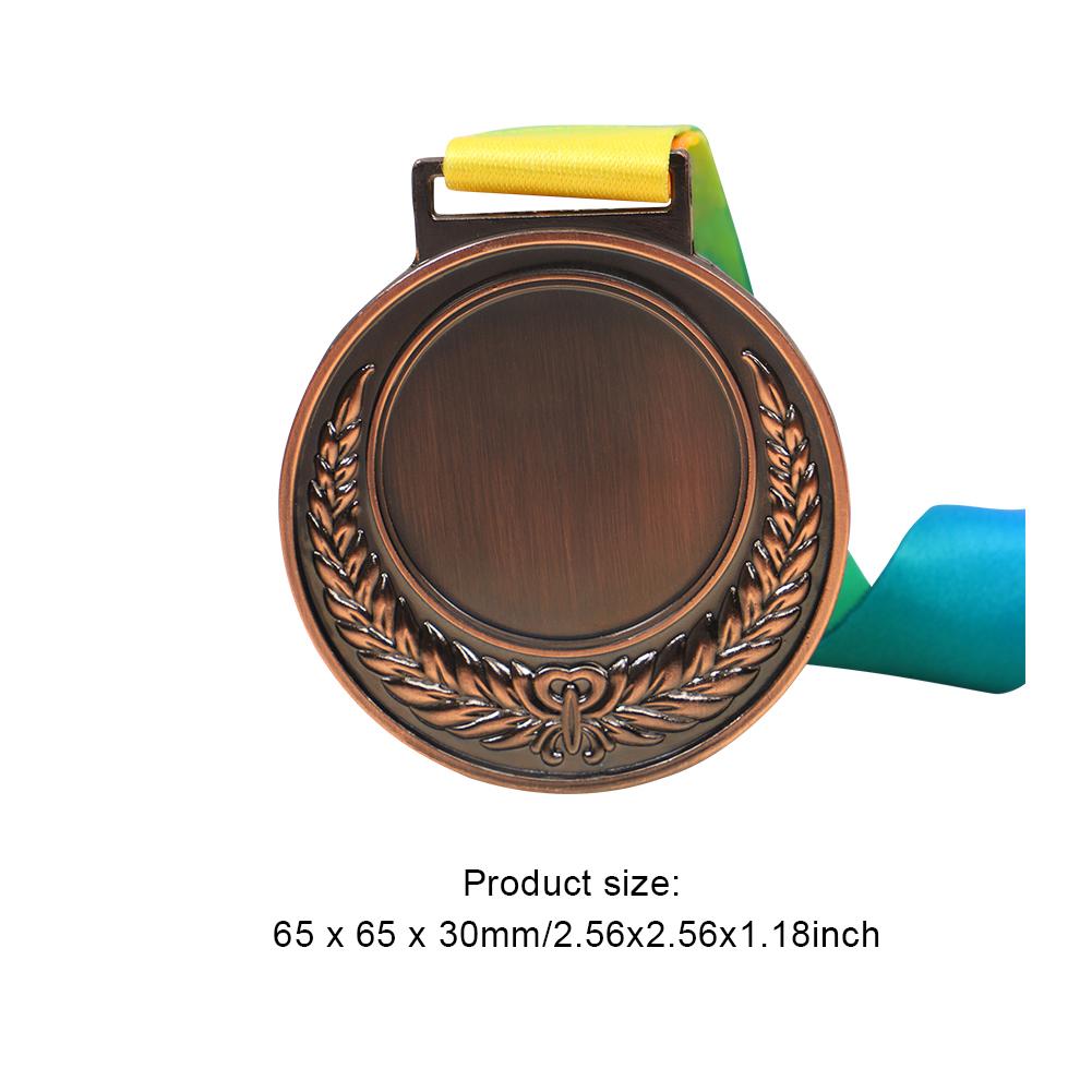 5/10Pcs 6.5cm Gold/Silver/Bronze Medal Award Medals Sports Rewards Class Rewards for Marathon Ball Games Souvenir Gifts Kids Toy