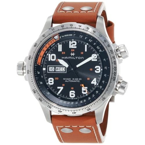 Hamilton Khaki X-Wind Day-Date Automatic Men's Watch, Model H77755533 [Officially Imported]