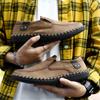 Fashion Lightweight Leather Casual Shoes Classic Design Men's Leather Shoes And Waterproof Suitable For All Seasons Durable
