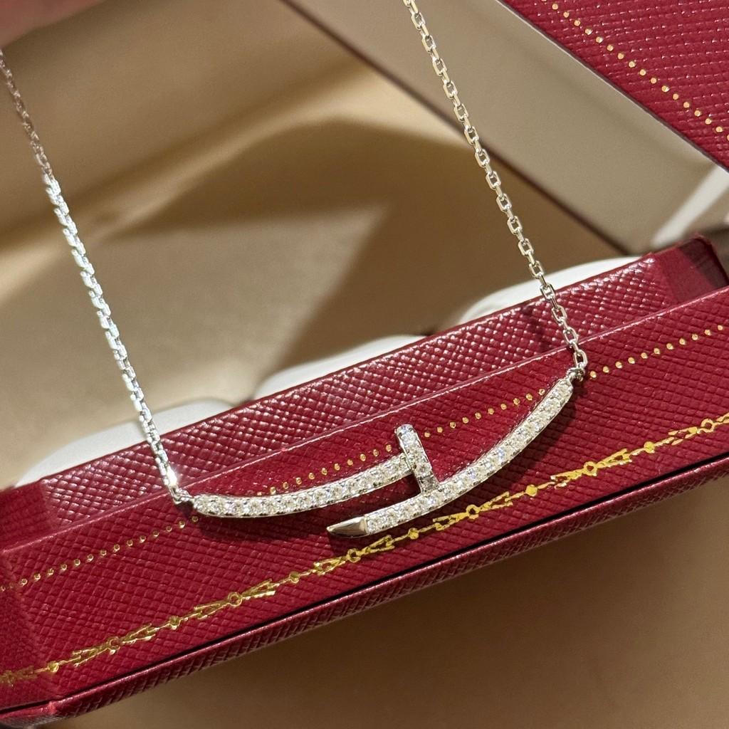 Nail full diamond necklace, high-end precision s925 pure silver material, electroplated thick gold Daily Wear Men's and Women's Styles, Free Shipping,