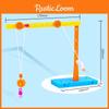 Self Made Crane Model Pulley Component Set Childre Puzzle Toy For Elementary Students