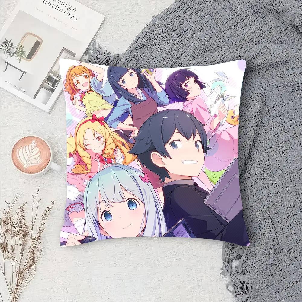Anime Eromanga Sensei Pillow Case Sofa Cushion Cover Room Home Decoration