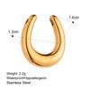 Hot Selling Summer Style Diy Pendant Waterproof 18k Gold Plated Stainless Steel Fashion Charms for Jewelry Making