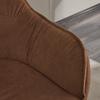 Haushalts-Bürostuhl, Sessel aus Kunstleder, Schminkstuhl mit tiefer Sitzfläche – Ideal für Wohnzimmer & Schlafzimmer