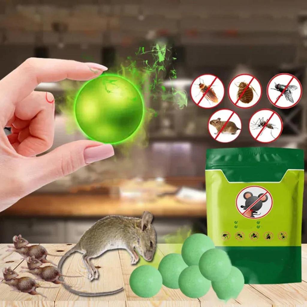 11pcsMint Smell Mouse Repelling Balls Keep Mice Out For House Peppermint Oil Mice Activity Discourager Tools