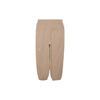 New Era FW22 Solid Color Elastic Waist Logo Print Sweatpants Knitted Sports Pants Unisex Pants Beige 13350885