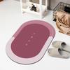 Non-Slip Diatomaceous Earth Bath Mat - Quick Dry, Dirt-Resistant, High Absorbency