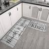 Retro Style Kitchen Floor Mat – Dirt-Resistant, Decorative, and Draining Door Mat