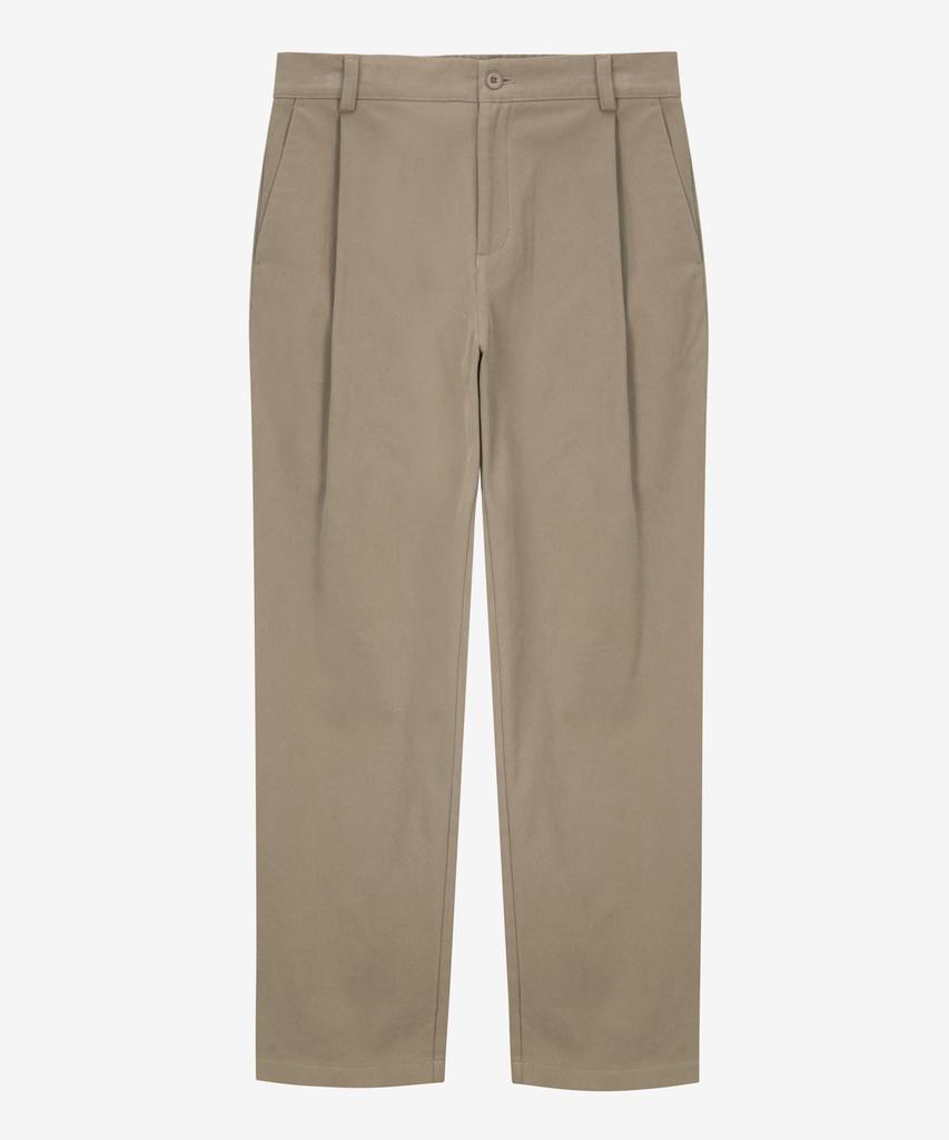 MINDBRIDGE [Warm] Cotton Wide One-Pleat Elastic Waist Pants - 3 Colors