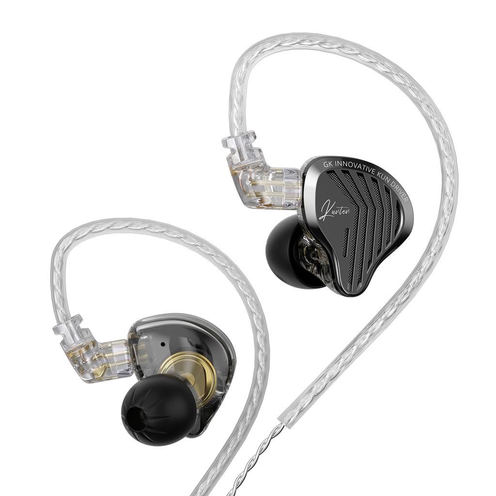 GK KUNTEN Ohrhörer Neue Generation Dynamischer Treiber Einheit Headsets Hifi Musik Ohrstöpsel DJ Kopfhörer