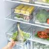 Transparent Food Storage Drawer Stackable Fresh Keeper Bin Vegetable Fridge Organizer  Household