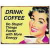 Vintage Coffee Metal Tin Sign Plaque Metal Plate Retro Wall Art Posters For Cafe Bar Pub Kitchen Club Iron Painting Decoratio