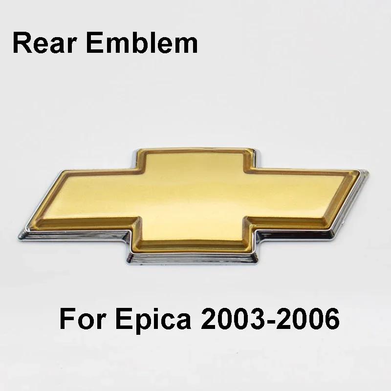 ysdn6 ABS Car Front Rear Emblem for Chevrolet Epica 2003-2011 Spark Aveo Captiva 2008-2010 Auto Head Trunk Badge Sticker Accessories