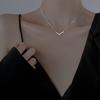 Women's Gold-Plated Geometric Clavicle Necklace - 2022 High-End, Simple Design