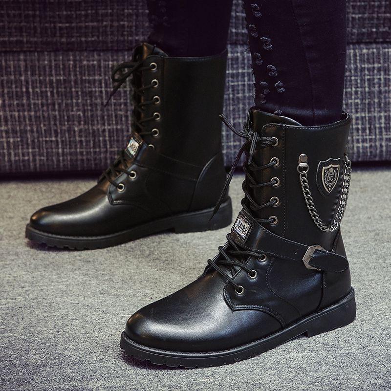 breathable black boots