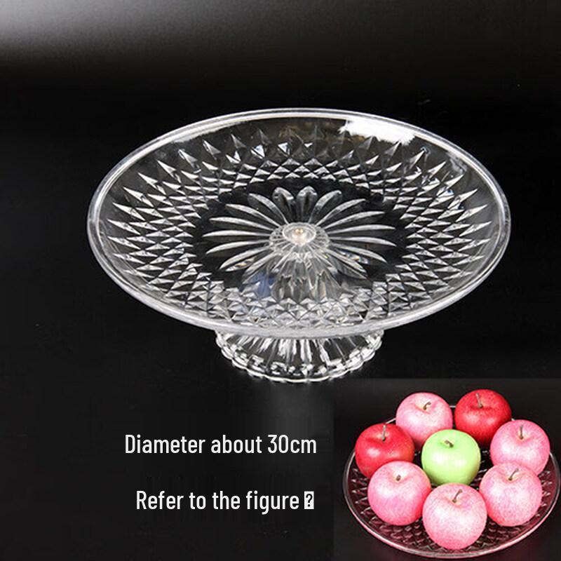 Modern European Acrylic Pedestal Fruit Bowl