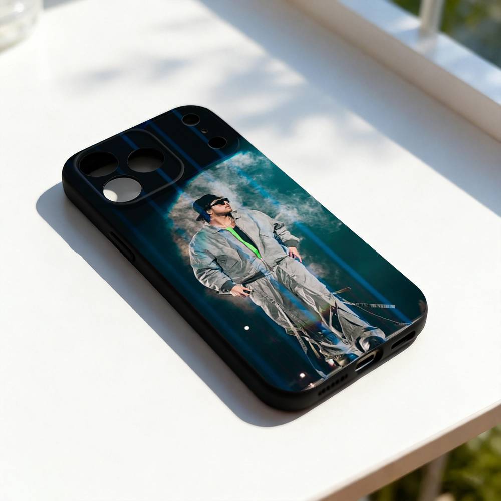 Rapper JOP F-Fuerza R-Regida Phone Case Silicone Black Soft For iPhone 17,16,15,14,13,12,11,Pro,Max,Plus,E,SE4,Air,Mini