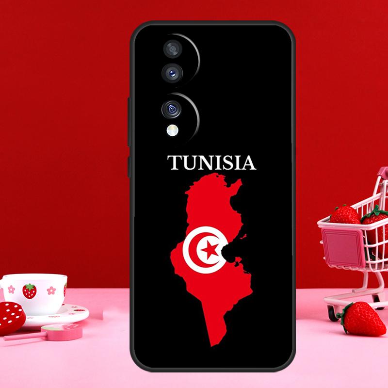 Tunisia Flag Map For Honor Magic 7 5 6 8 Pro Case For Honor 200 400 50 70 90 Lite X8c X8b X9a X9b X9c X9d Win