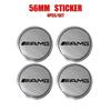 4Pcs 56mm Car Logo Wheel Hub Cap Stickers Aluminium Accessories For Mercedes Benz Amg W205 W211 W204 W212 W213 W203 W176 W221 CK1