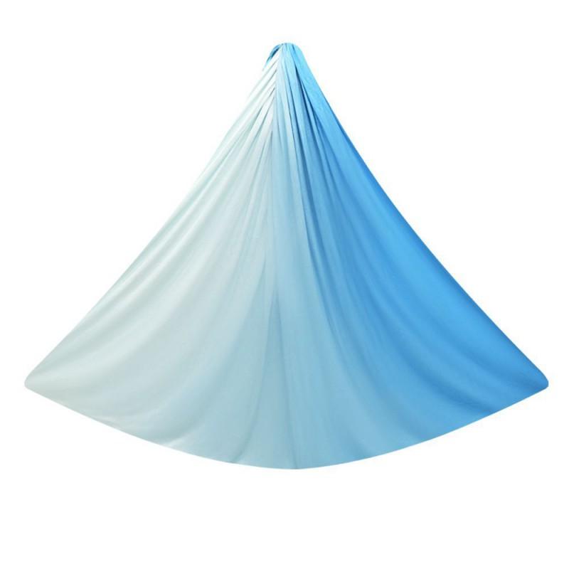 Aerial Yoga Hammock With Extension Straps Carabiner - Silk Fabric No-Knot Design Home Gym Inversion Therapy Studio Use