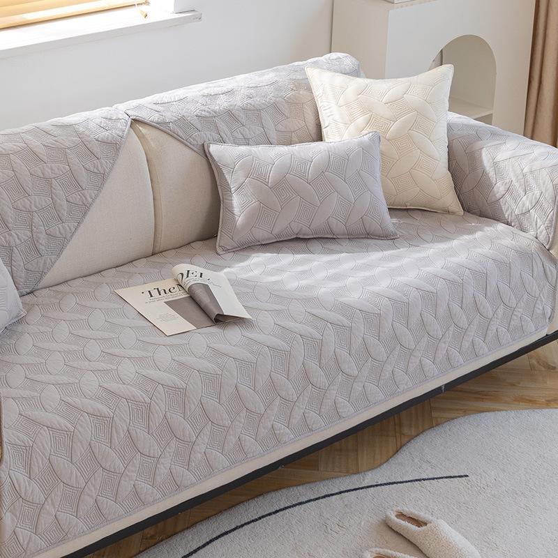 

Внешняя торговля Подушка для дивана из чистого хлопка Ткань для четырех сезонов Нескользящий хлопок Простая современная Универсальная подушка для сиденья Новые модели 70*70cm