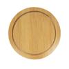 1PC Bamboo Tray Wood Saucer Flower Pot Tray Cup Pad Coaster Plate Kitchen Decorative Plate Creative Coaster Coffee Cup Mat