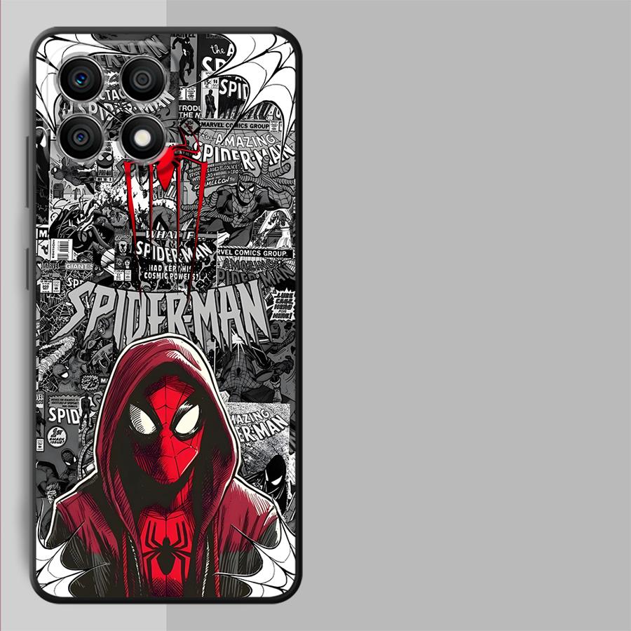 Case for Honor X6 90 X8 X5b X9a X7 Magic5Lite 70 8X 200 400 Lite Funda Phone Cover Marvel Comic Spider Man
