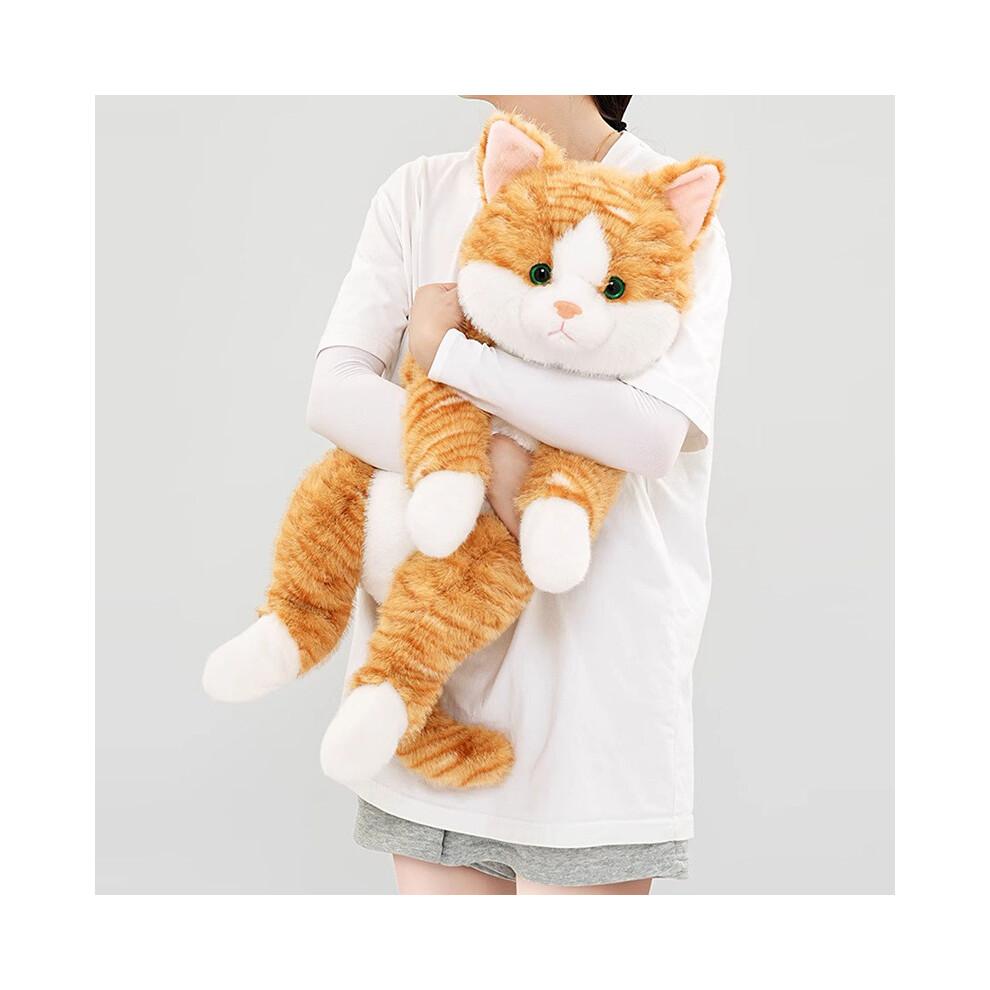 (Gray,30cm)Cat Plush Toy Cartoon Stuffed Animal Doll Cute Kids Birthday Decoration Gift