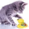 Windmill Cat Toy Interactive Spinner Pet Toys with Catnip And LED Light Cat Face Massage Brush with Suction Cup for Indoor Cats