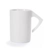 Custom Logo Ceramic Mug: Creative Inverted Design for Hotel Bathroom or Souvenir Gift