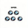 BBIG5 2/5/10Pcs Car Badge Emblem Sticker Auto Control Key Logo Accessories For BMW X1 X2 X3 X5 X4 X6 X7 iX3 F20 F10 F07 E70 E46 E90 E9