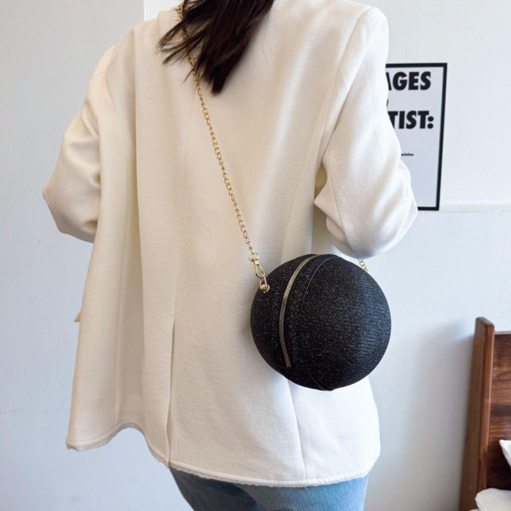 Rhinestone Ball Handbag Glitter Shinny Clutch Purse Portable Evening Banquet Bag  Wedding