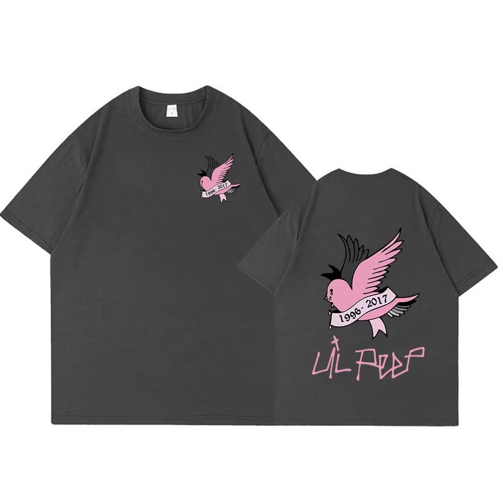 2026 Rap Artist Lil Peep Mens Shirt  Summer CryBaby Album Pattern TShirt  Womens Y2K HipHop ShortSleeved TShirt