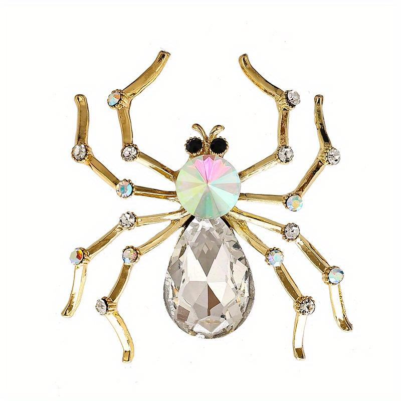 Exaggerated Classic Design Spider Brooches Pins For Women Men