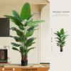 Large Faux Bird of Paradise Tree - Indoor Living Room Floor-Standing Luxury Green Plant Decor