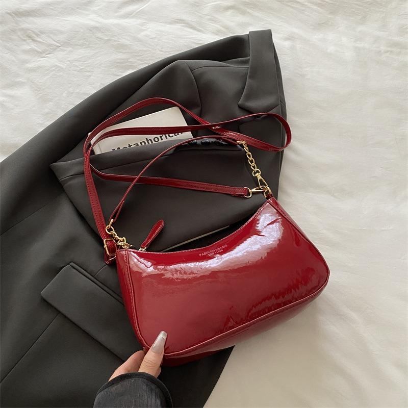 

Solid color popular summer new fashion casual single shoulder trend commuting portable underarm small square bag