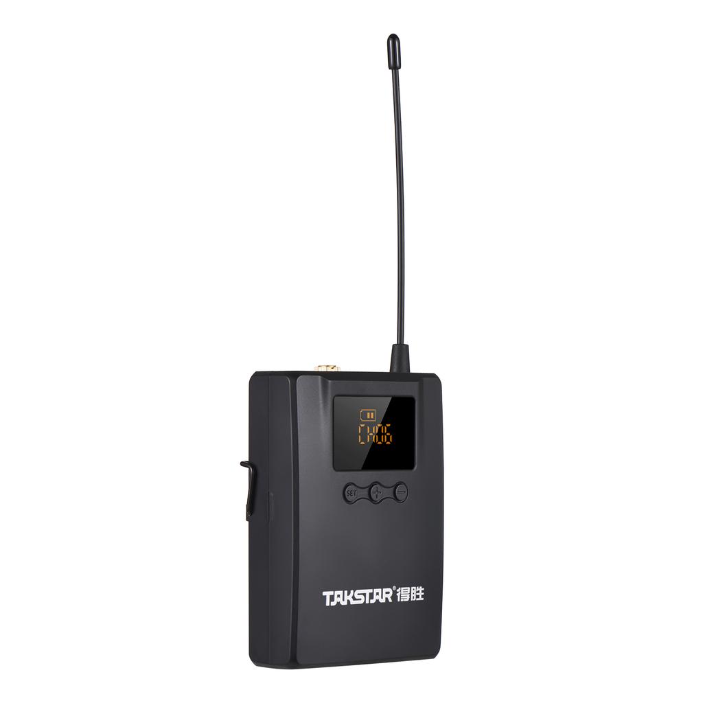 TAKSTAR WPM-300R Wireless Audio Receiver with In-ear Earphone UHF Bodypack Receiver LED Digital Display for Stage Studio