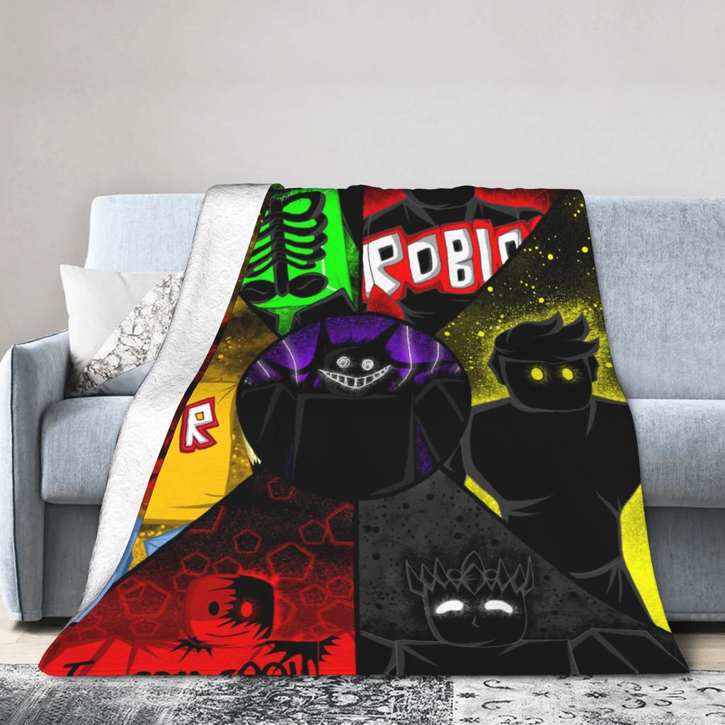 Verlassener Charakter Flanelldecke Winter Warm Weich Überwurfdecke für Kinder Heimdeko Druck Tagesdecke Sofa Bettbezug