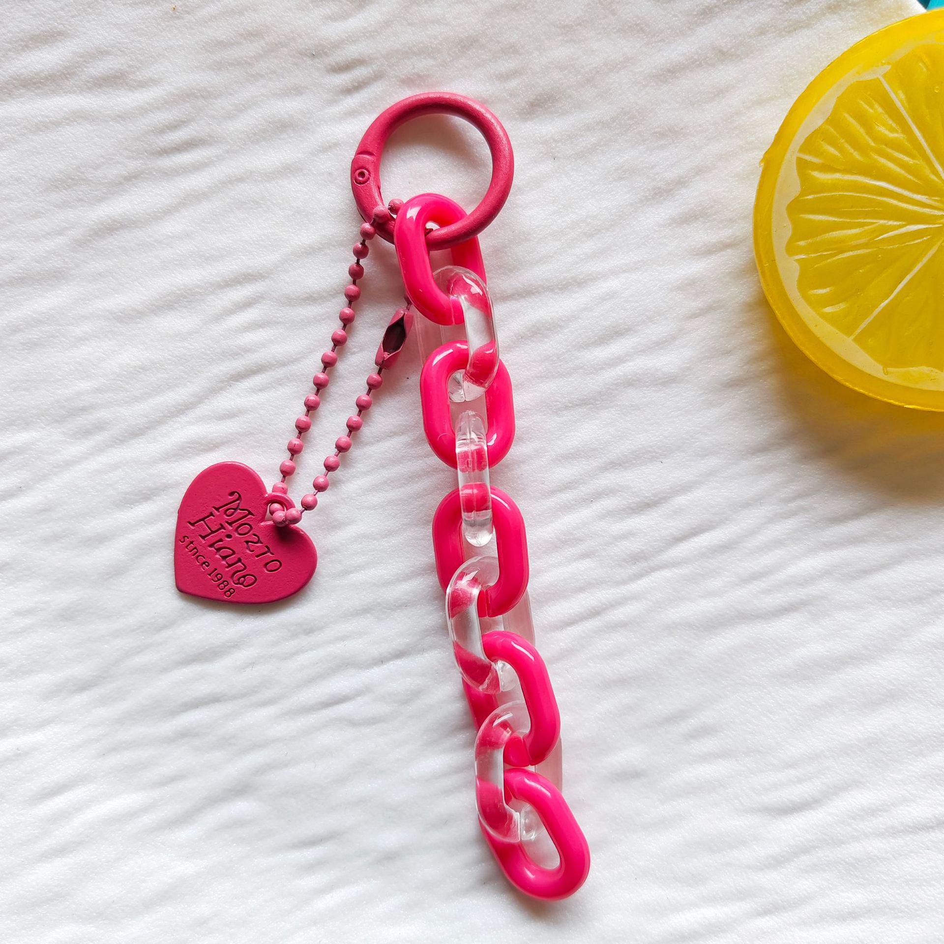 

Красочный акриловый брелок-подвеска в форме сердца – Украшение ручной работы для DIY