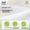 Miiow Disposable Cotton Socks for Men and Women, Daily Use, Travel, Hotel, Breathable, Sweat-Absorbing, Portable, Black, 5 Pairs