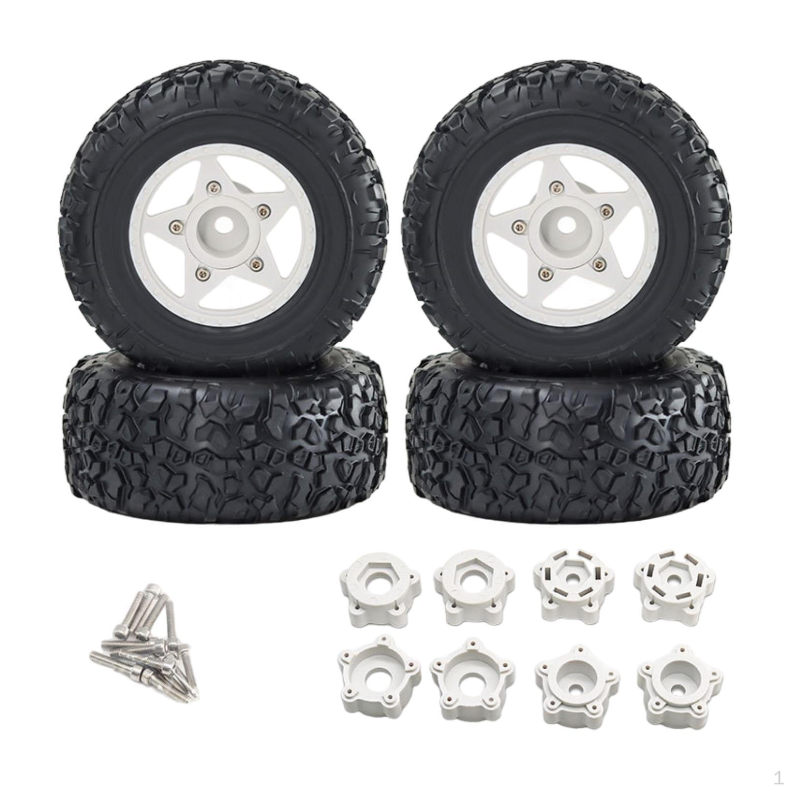 

4 шт. Автомобільні колеса та шини з колісним диском із шестигранними втулками