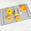 Non-stick Black Cooling Rack for Baking: Small & Large Cake, Bread, and Cookies.