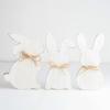 Easter Ornaments Wooden Easter Bunny Wooden Tabletop Decoration Tray Easter Bunny Diy Crafts Graffiti Easter Decor For Home