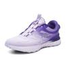 Fila Fence 2 Aurora Fabric TPU Shock Absorbing Wear Resistant Breathable Low Top Running Shoes Women Sneaker Purple A12W042210FPH