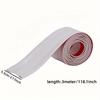 1 roll of self-adhesive PVC wire protector, wire manager, self-adhesive wire hider, 118.1inch flexible wire protector