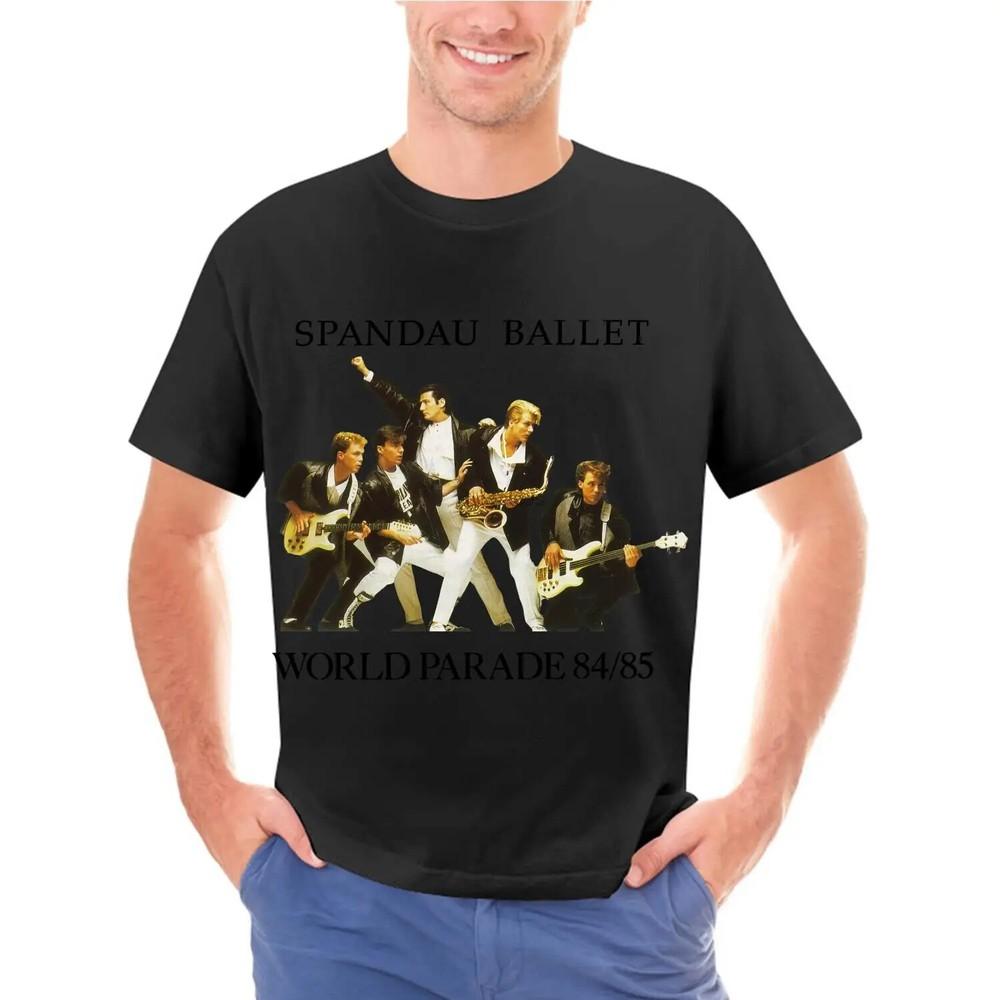 

198485 Spandau Ballet World Parade Tour Vintage TShirt Vtg Bandshirt original Unisex T-Shirt L