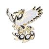 Charming Metal Crane Shape Brooch Fashionable And Decorative Enamel Pin All For